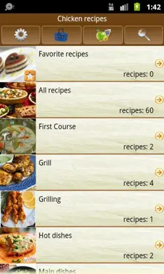 Chicken recipes android App screenshot 3